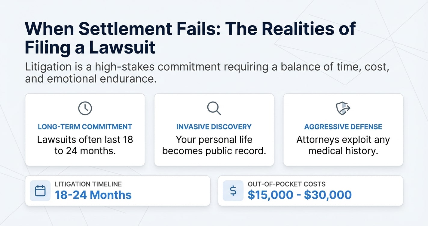 When Settlement Fails: What Houston Accident Victims Should Know Before Filing a Lawsuit