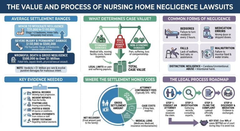 how much sue nursing home negligence