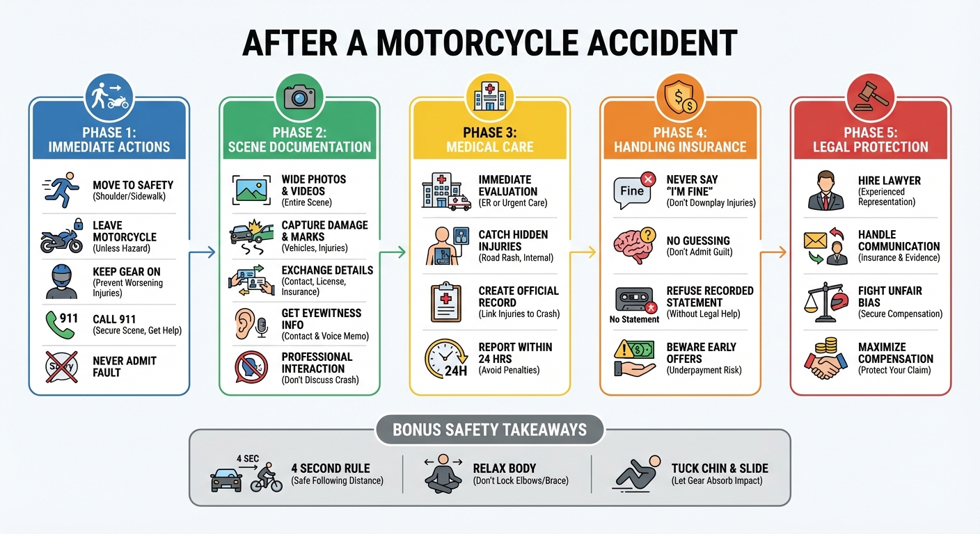 What to Do After a Motorcycle Accident: Step by Step Guide