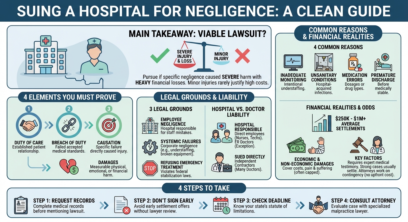Can I Sue a Hospital for Negligence? (When & How to File)