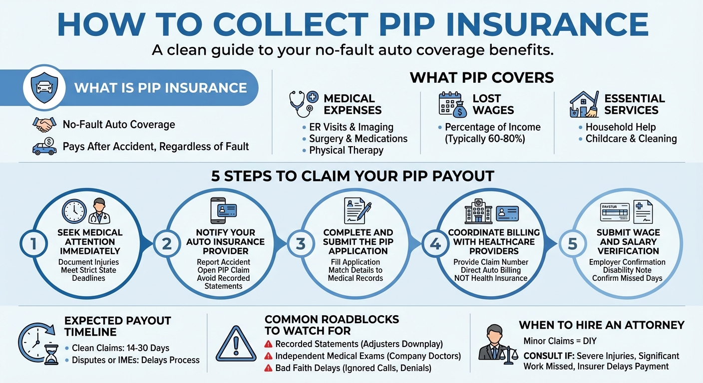 How to Collect PIP Insurance: Step Guide to Your Payout