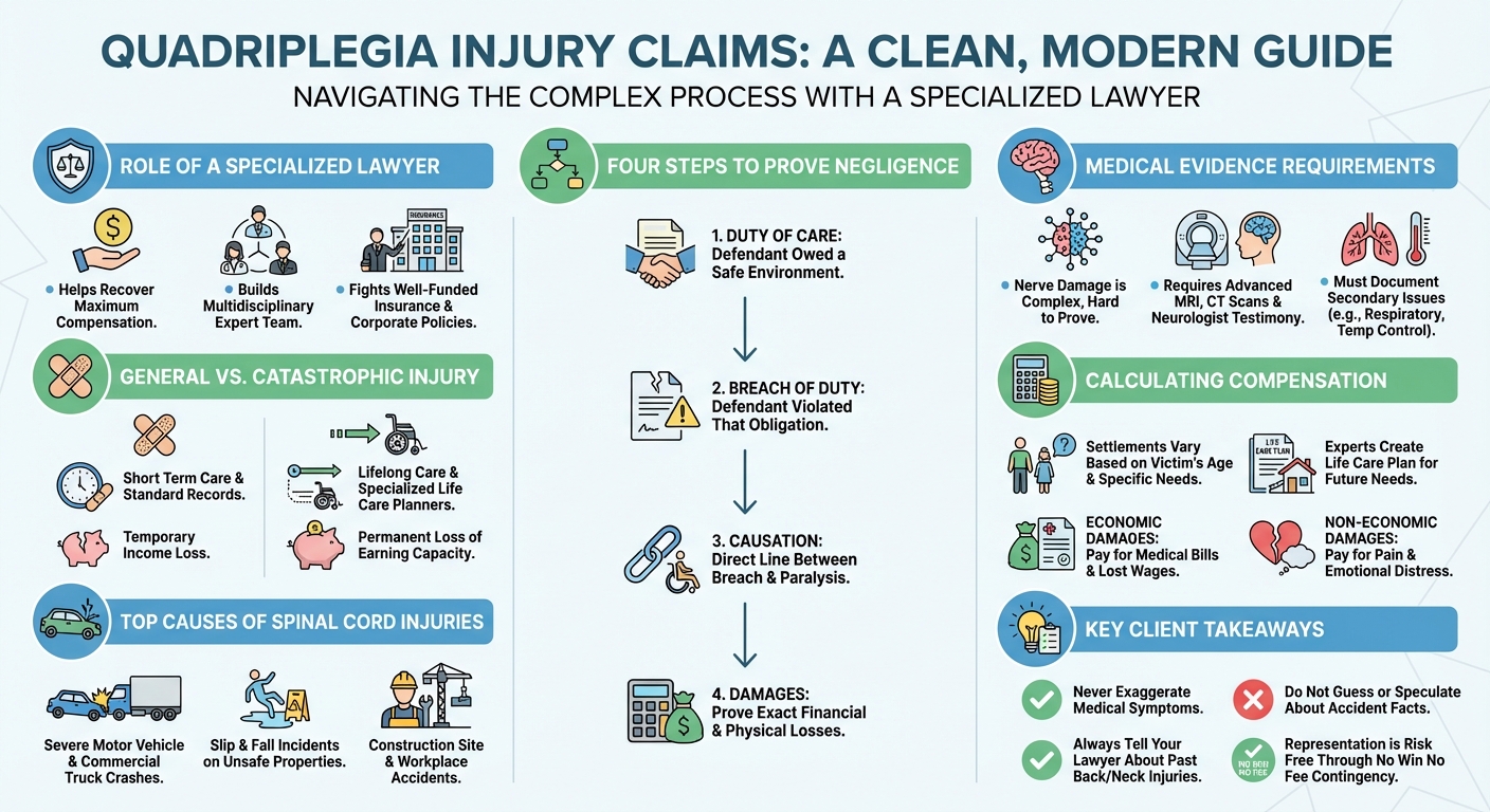 Quadriplegia Lawyer: Maximize Your Spinal Cord Injury Claim
