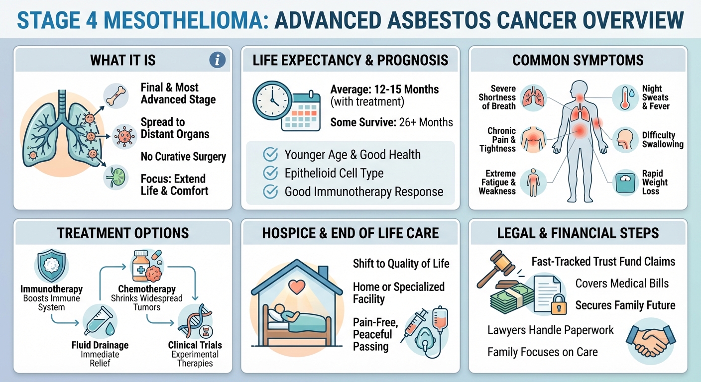 Stage Mesothelioma: Life Expectancy, Symptoms & Treatment