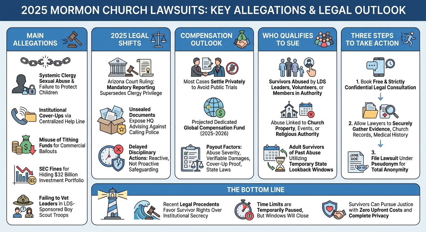Mormon Church Lawsuits: Updates, Settlements & Claims