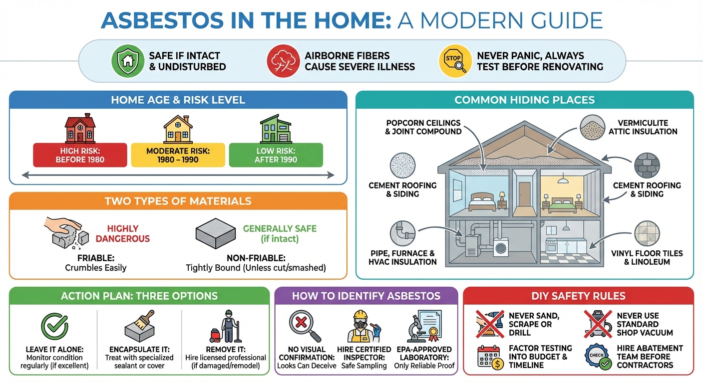Asbestos in Houses: Identification, Risks & Safe Removal