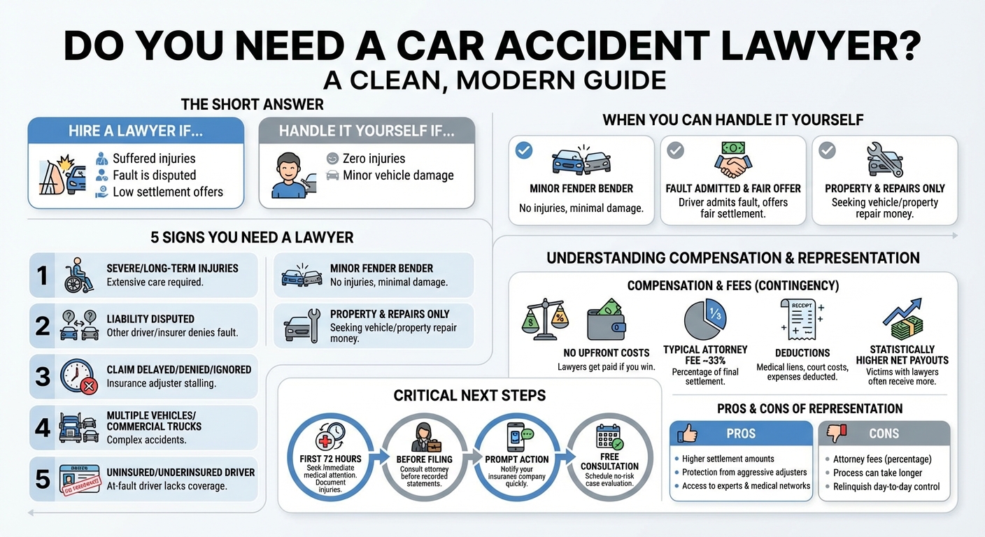 Should I Get a Lawyer for a Car Accident? Signs You Do