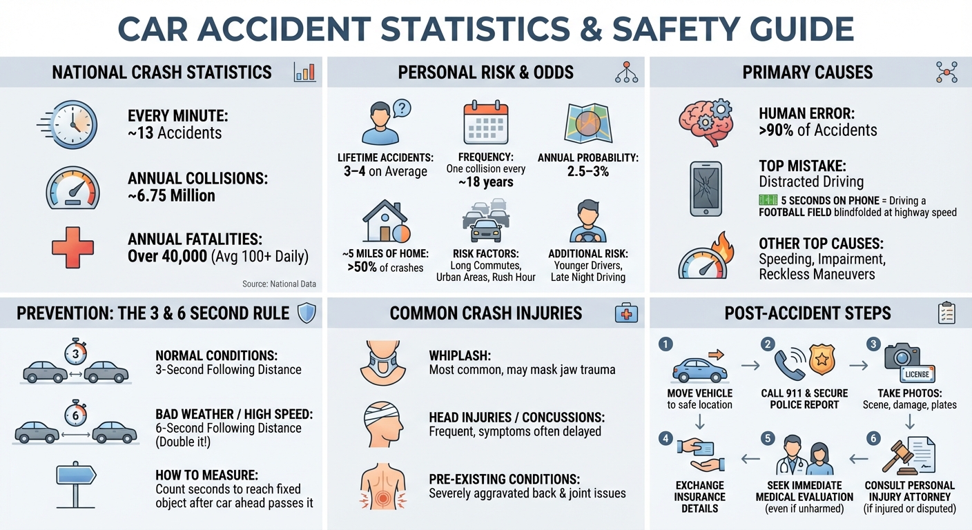How Common Are Car Accidents? (U S Statistics & Odds)