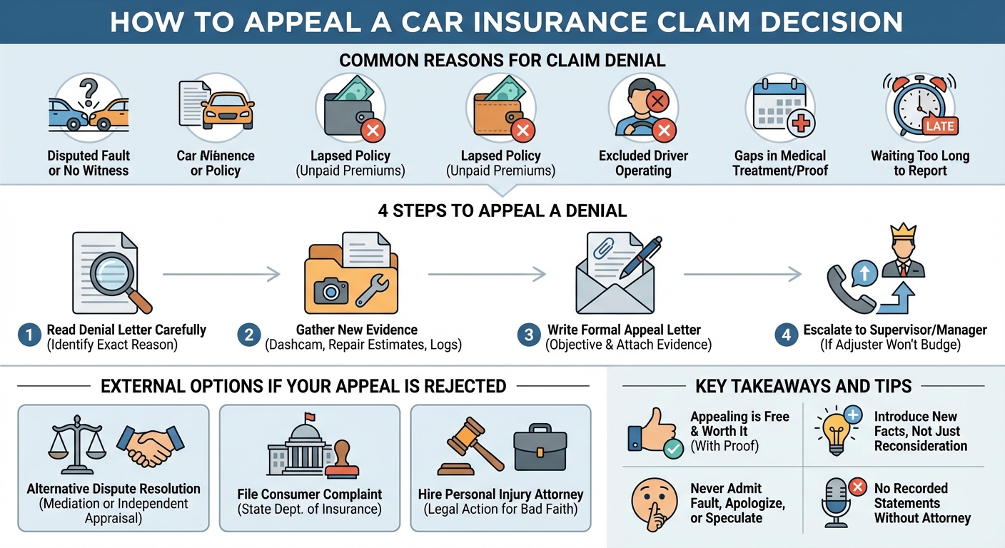How to Appeal a Car Insurance Claim Decision (Step by Step)
