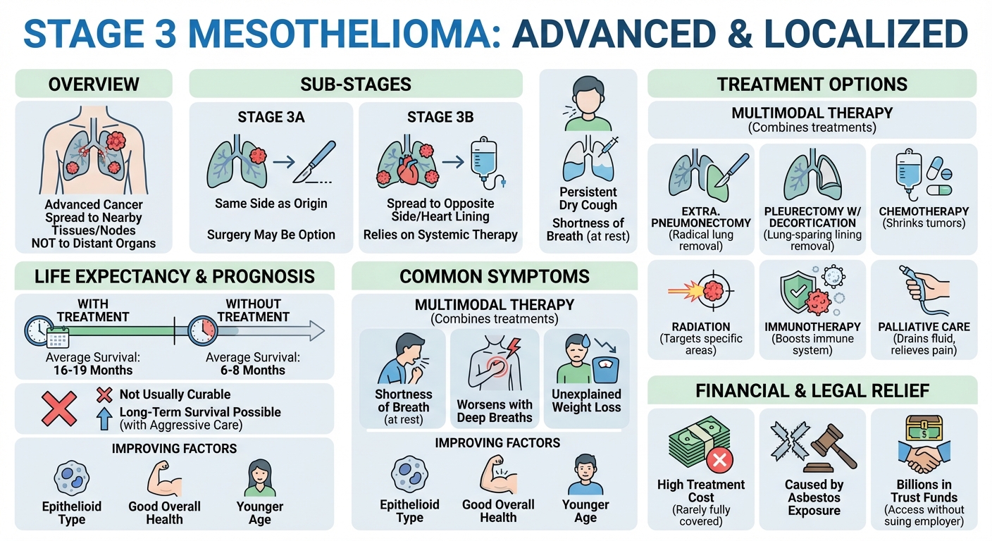Stage Mesothelioma: Life Expectancy, Symptoms & Treatment