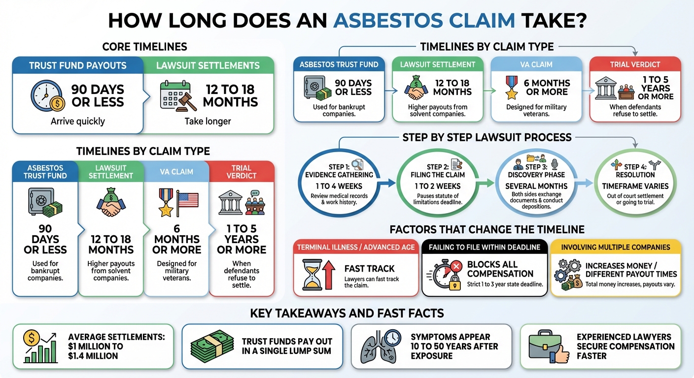 How Long Does an Asbestos Claim Take? ( Timeline)