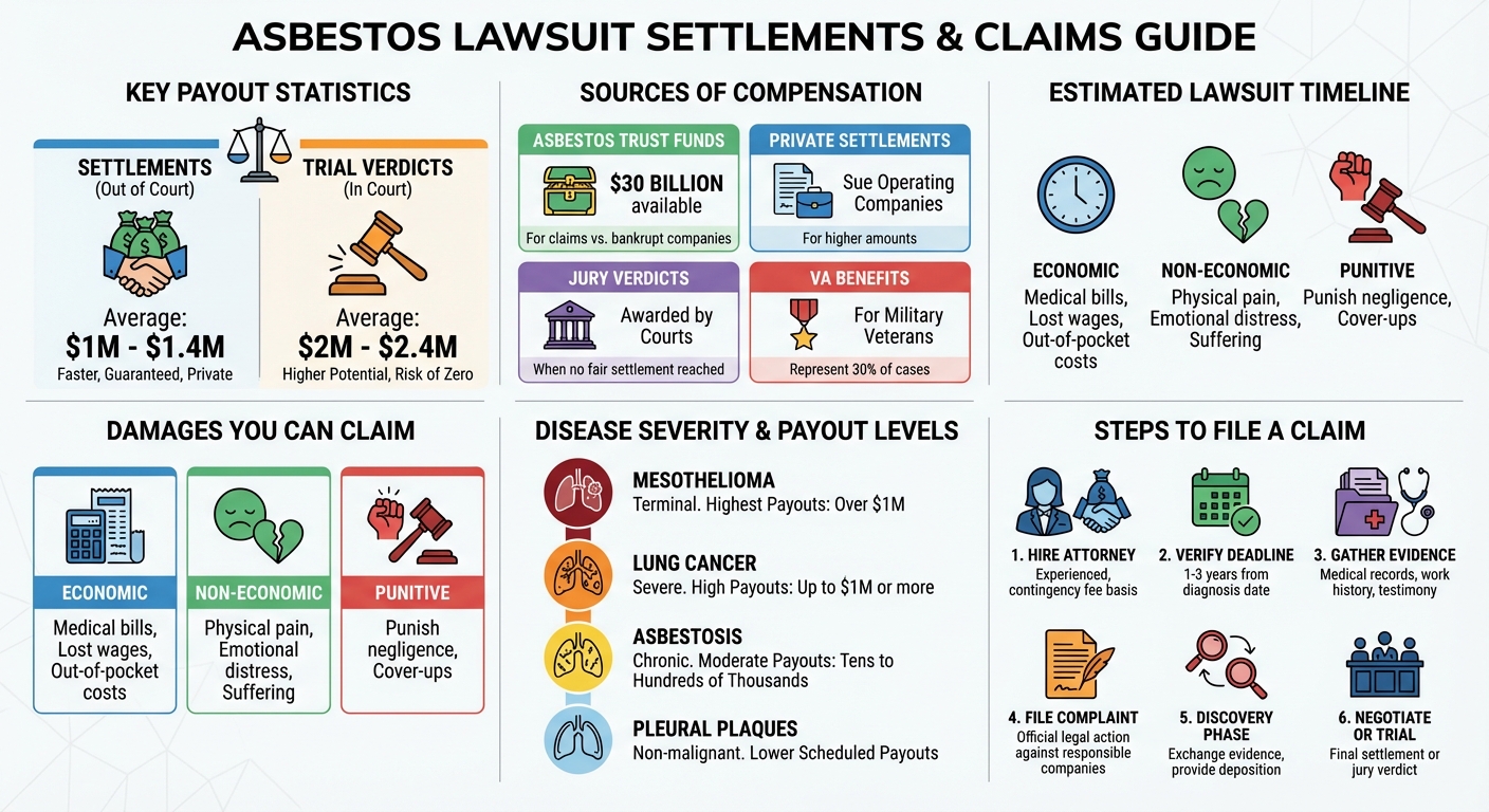 Asbestos Lawsuit Settlements: Average Payouts & Timeline Guide