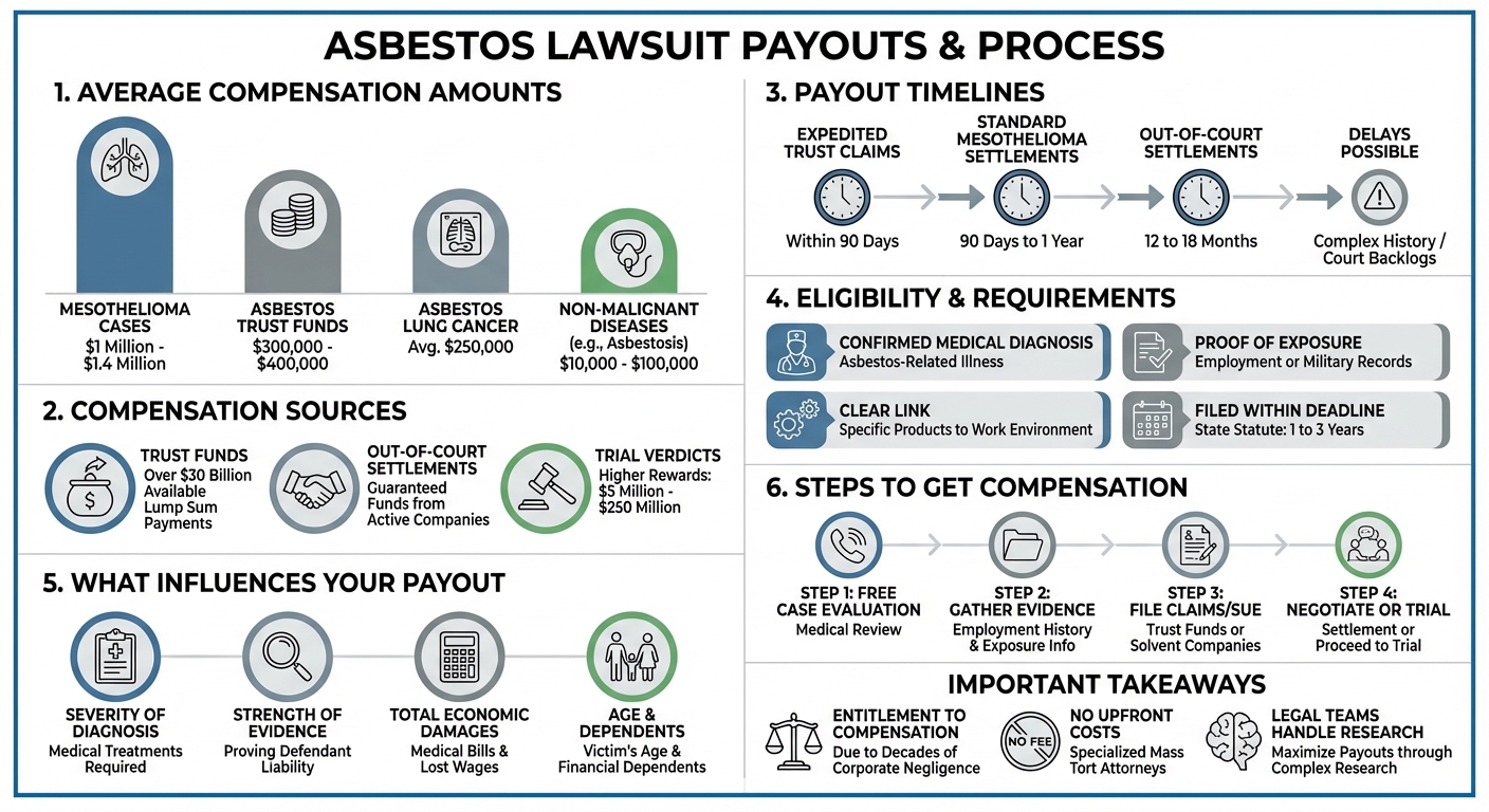 Asbestos Lawsuit Payouts: Average Settlements & Timelines