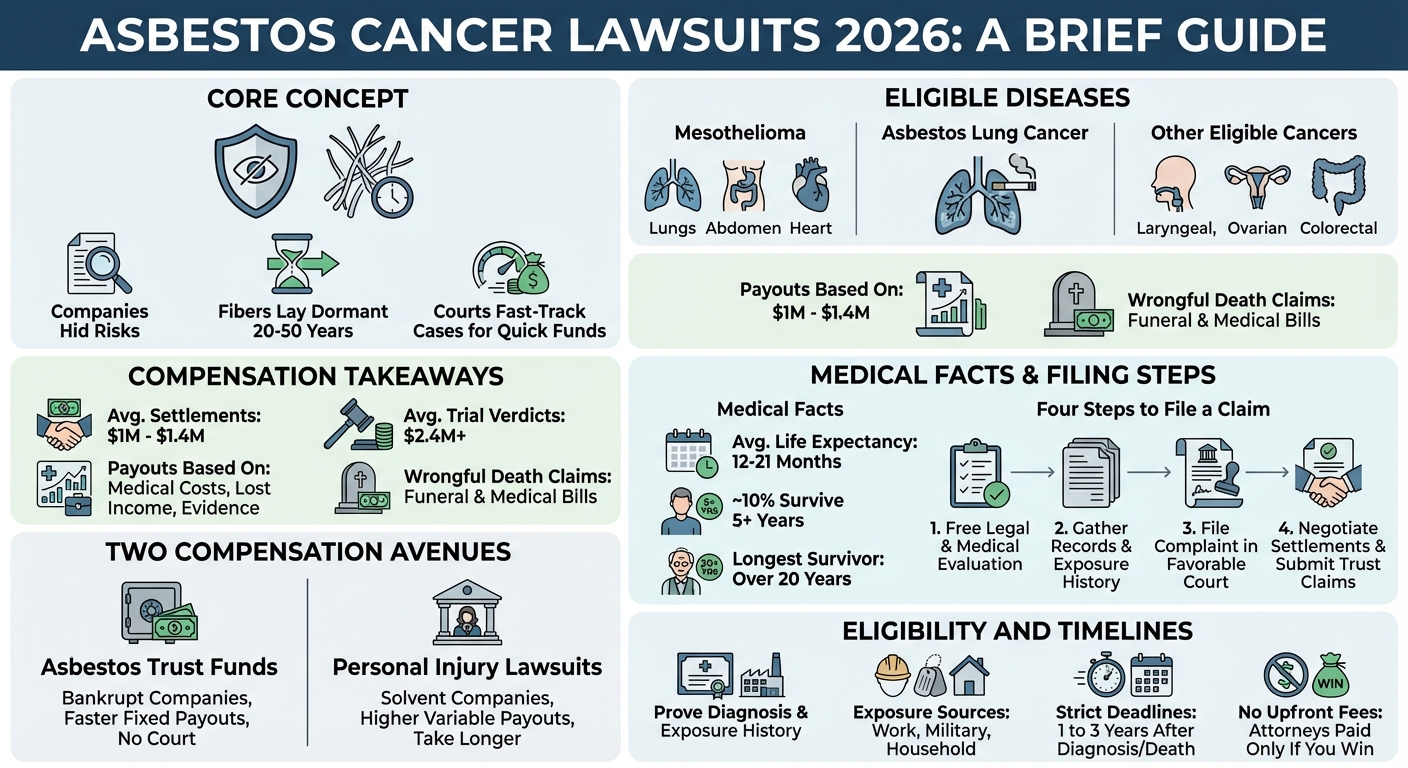Asbestos Cancer Lawsuit: Settlements & Filing Guide