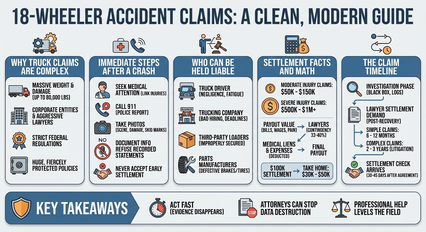 How to File a Claim for an Wheeler Truck Crash ( Guide)