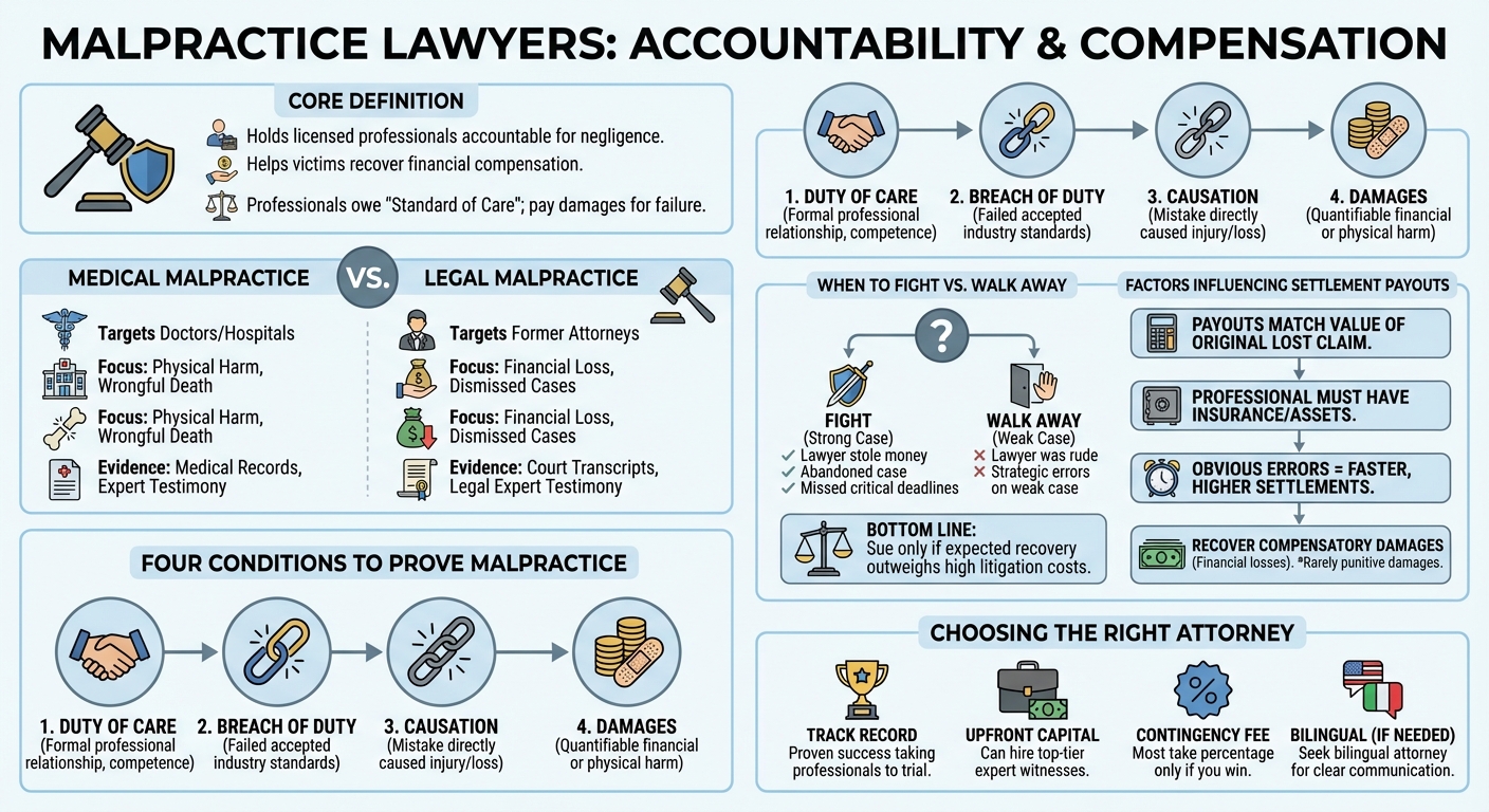 Abogado Malpractice: Guide to Suing a Negligent Lawyer