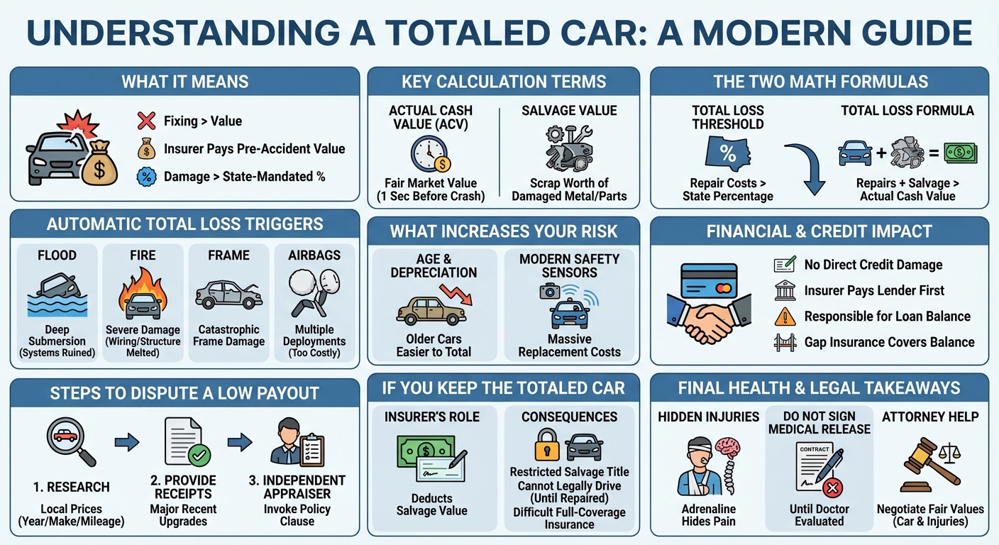 What Does It Take to Total a Car? Total Loss Rules Explained