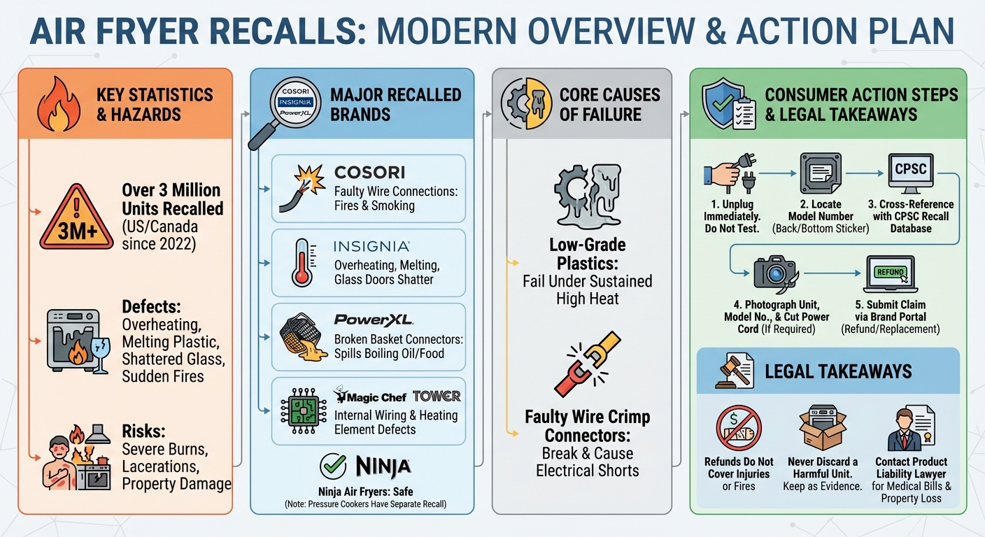Air Fryer Recall List: Affected Brands & Legal Options