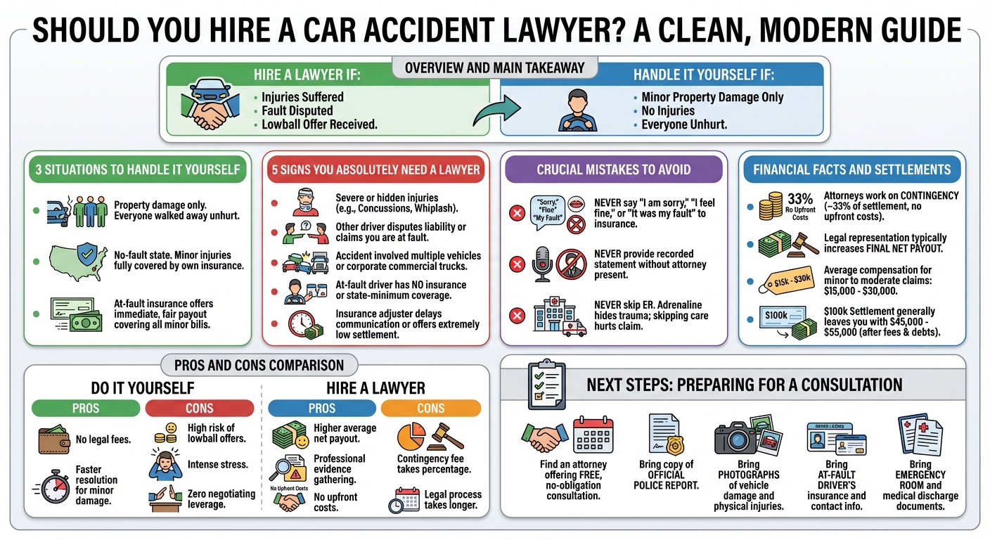 Should I Hire a Lawyer for a Car Accident? ( Guide)