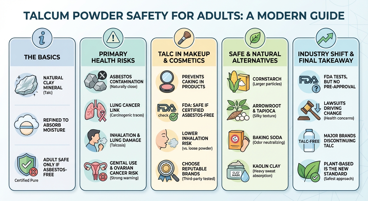 Is Talcum Powder Safe for Adults? Risks & Alternatives