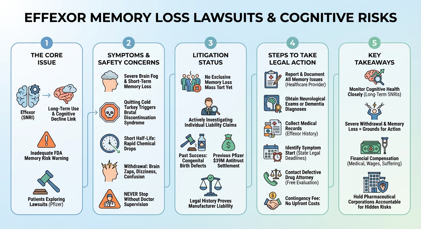 Effexor Memory Loss Lawsuit: Updates & Settlement Info