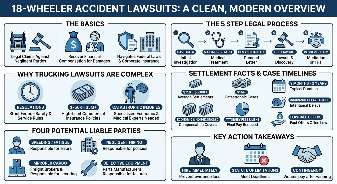 Wheeler Accident Lawsuits: Settlements, Process & Timelines