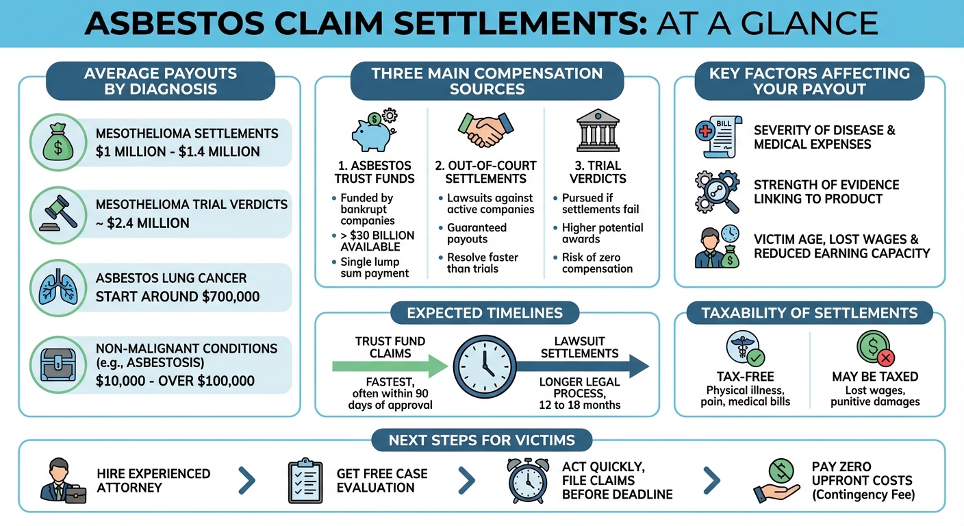 Average Settlement for Asbestos Exposure: Payouts & Timelines