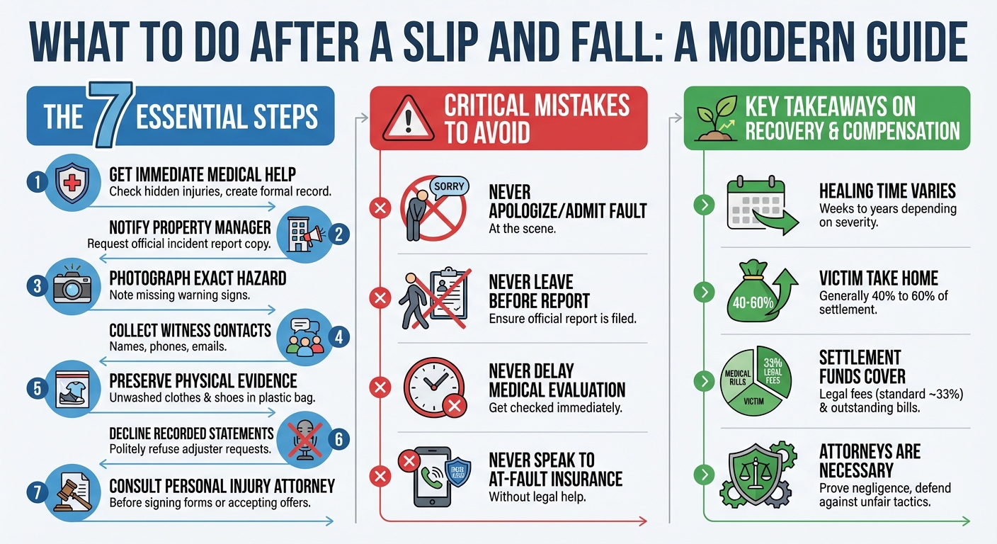 What to Do After a Slip and Fall: Crucial Steps