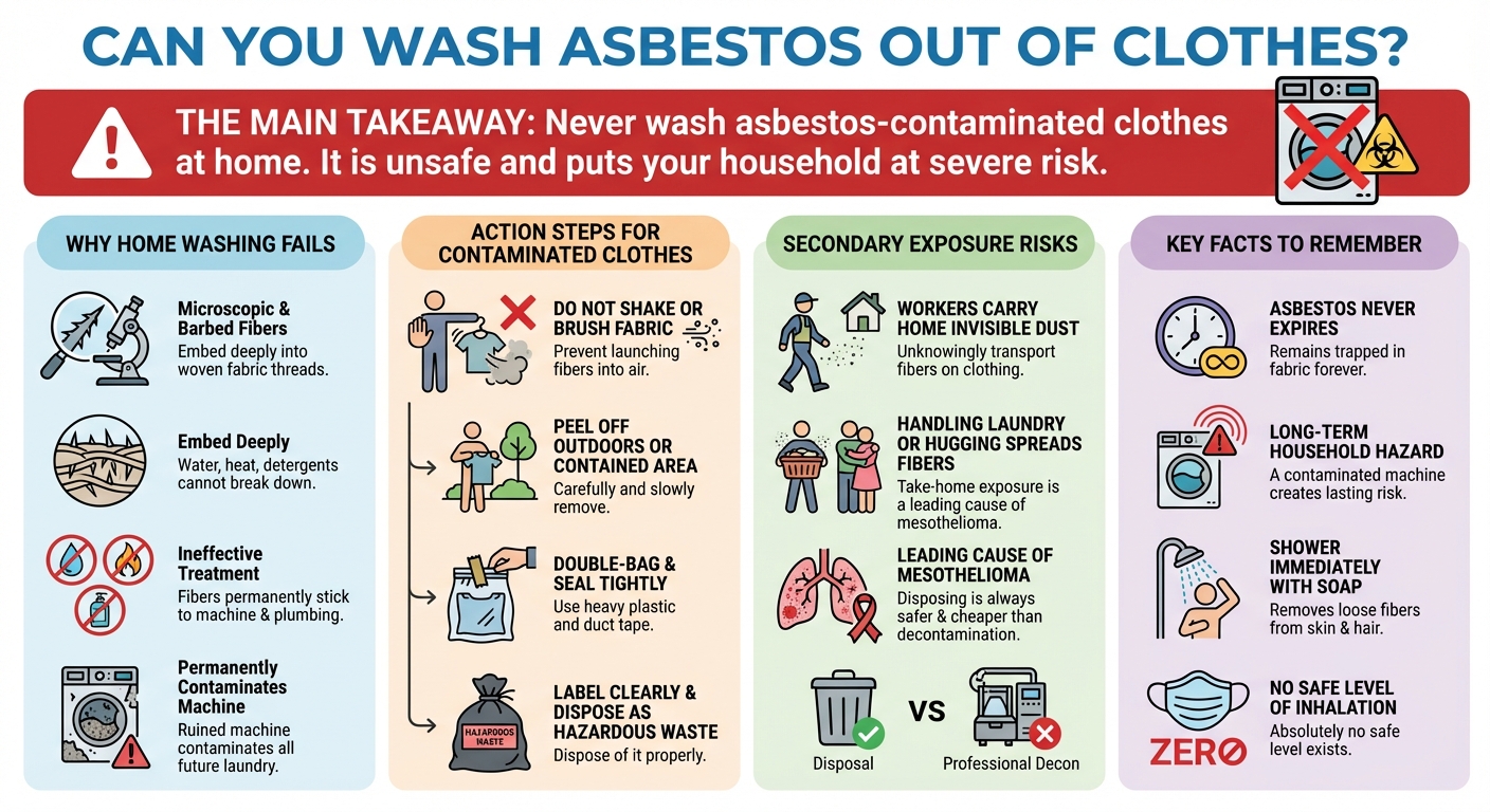Can You Wash Asbestos Out of Clothes? (Safety Guide)
