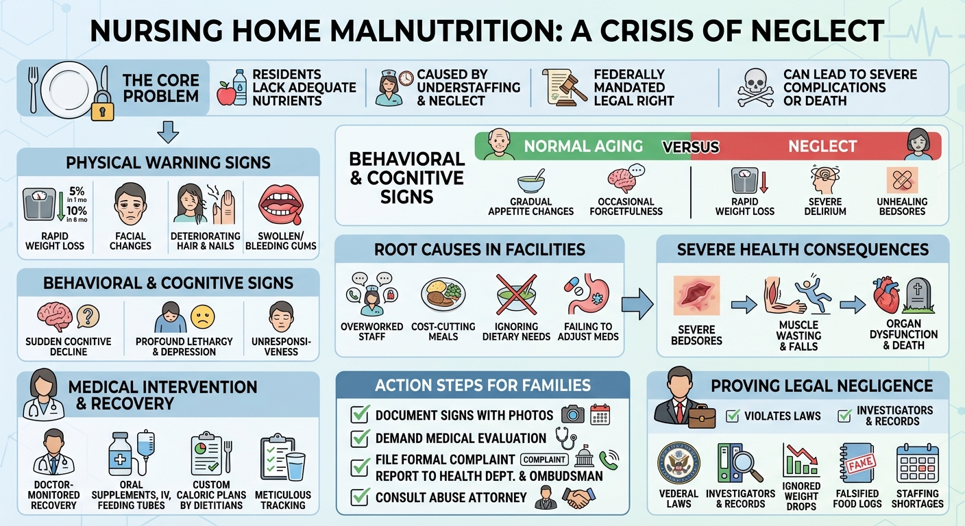 Nursing Home Malnutrition: Warning Signs & Legal Action