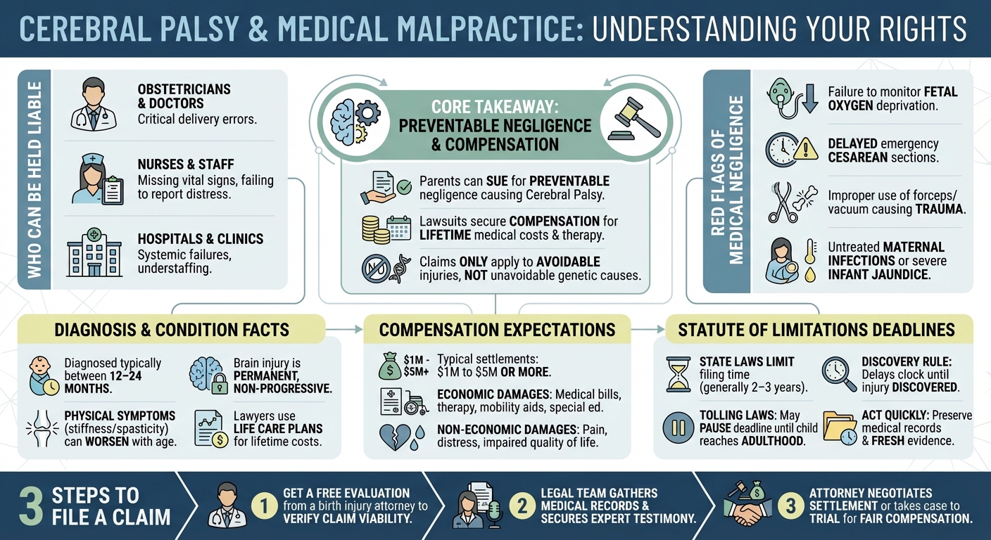 Can You Sue for Cerebral Palsy? Lawsuits & Settlements