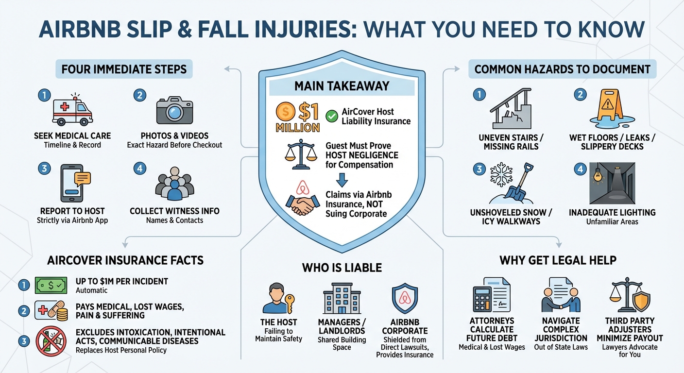 Airbnb Slip and Fall: Liability & AirCover Claims Guide