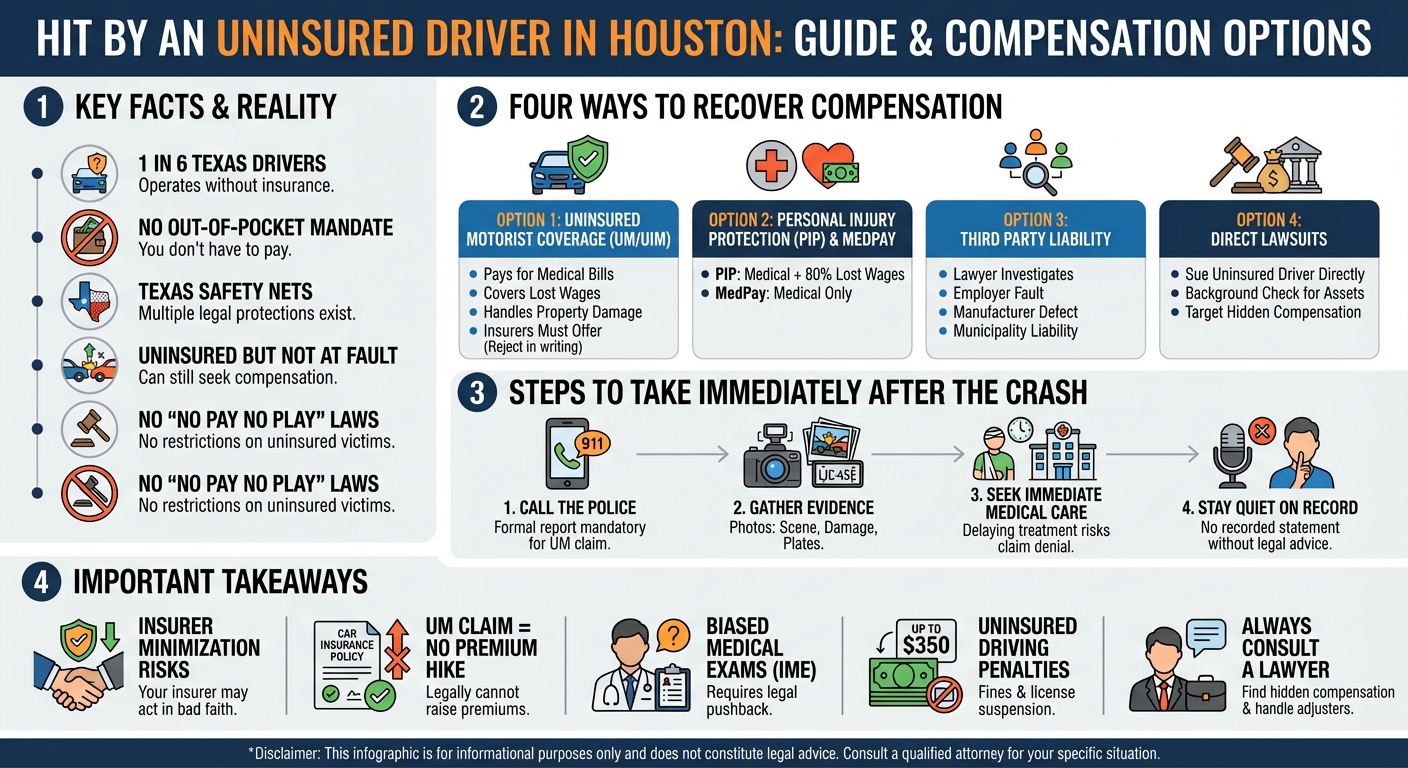 No Insurance Car Accident Lawyer Houston | Nguyen Injury Law