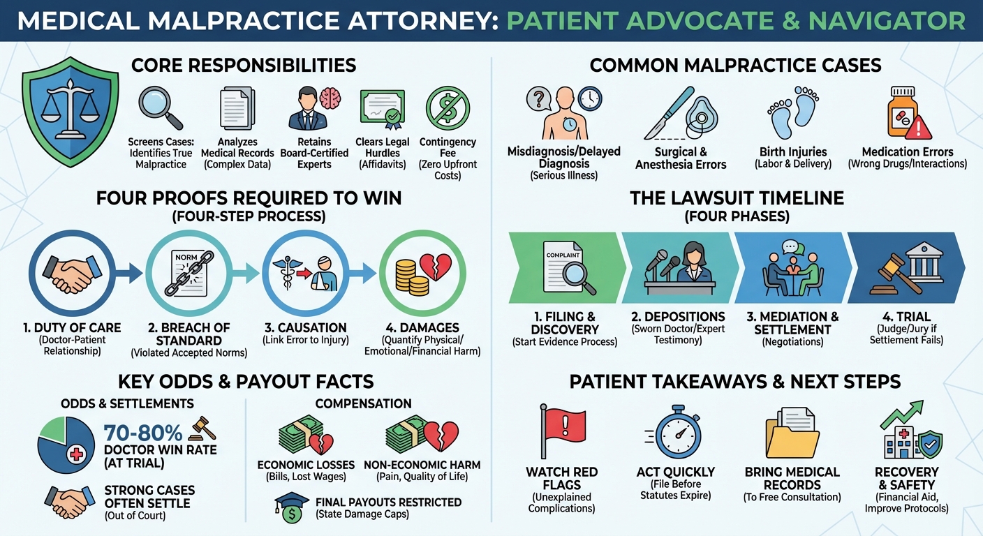 What Does a Medical Malpractice Attorney Do?