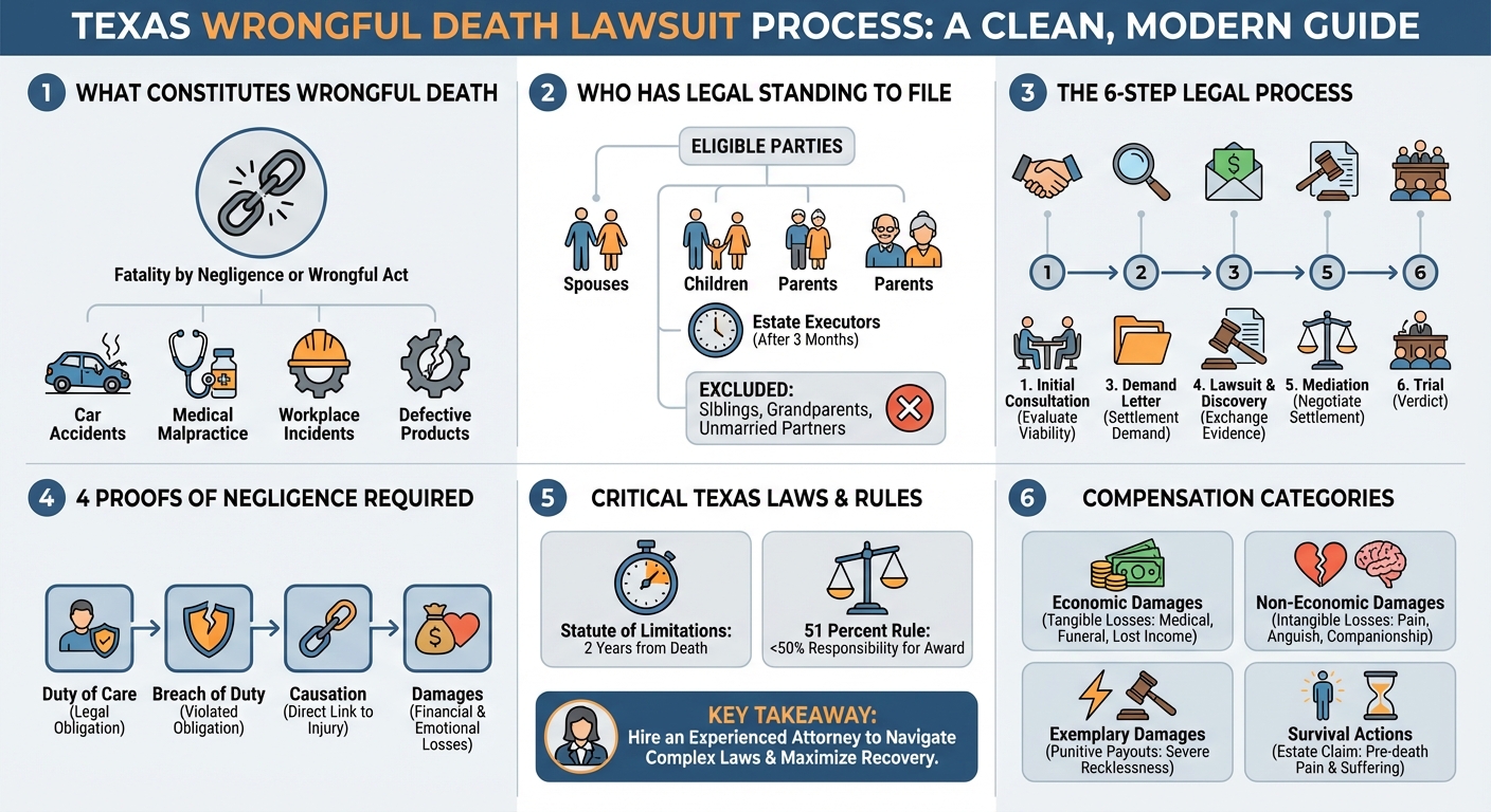 Wrongful Death Lawsuit Process in Texas: Step by Step Guide