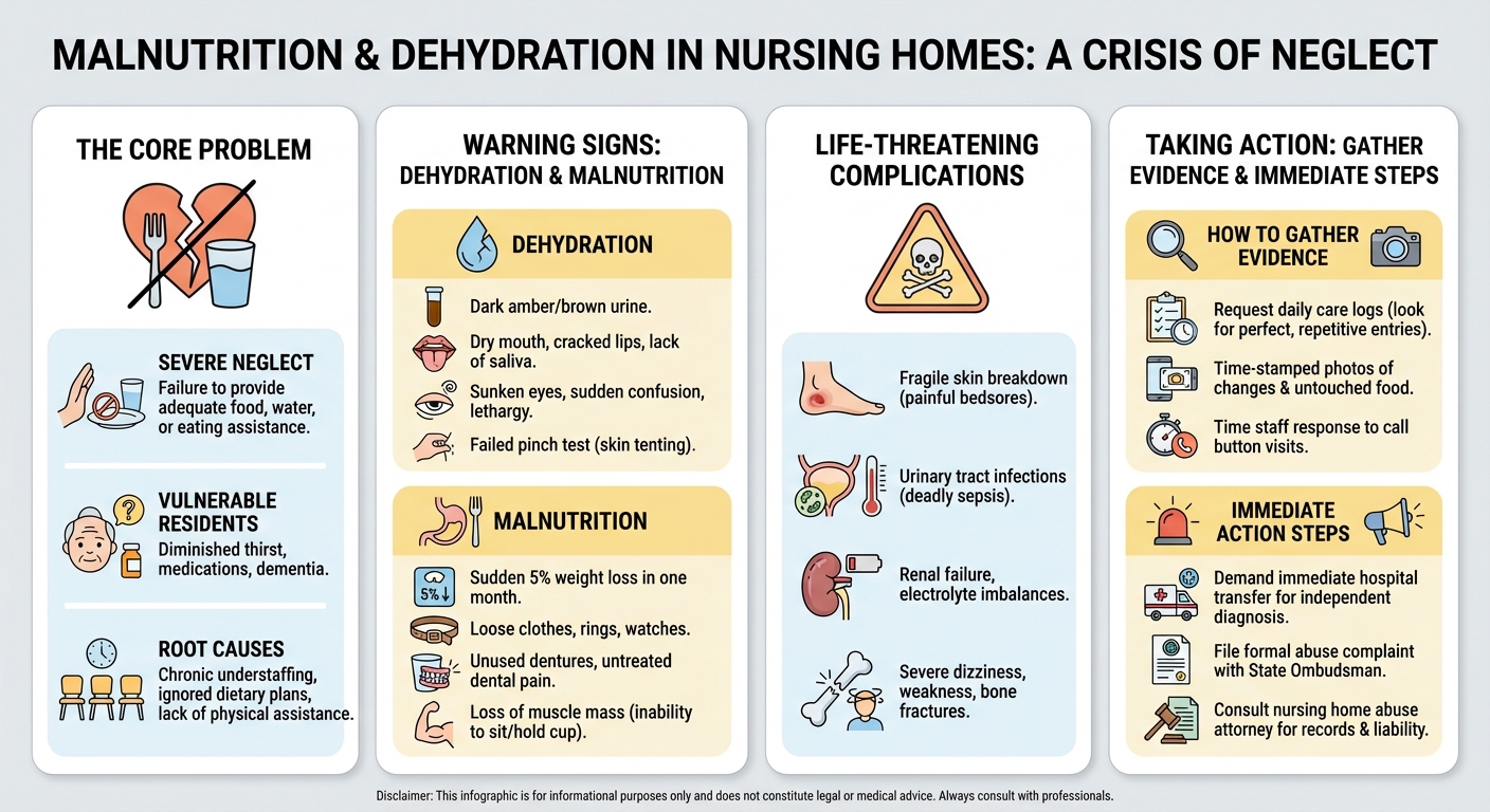 Nursing Home Malnutrition & Dehydration: Signs of Neglect