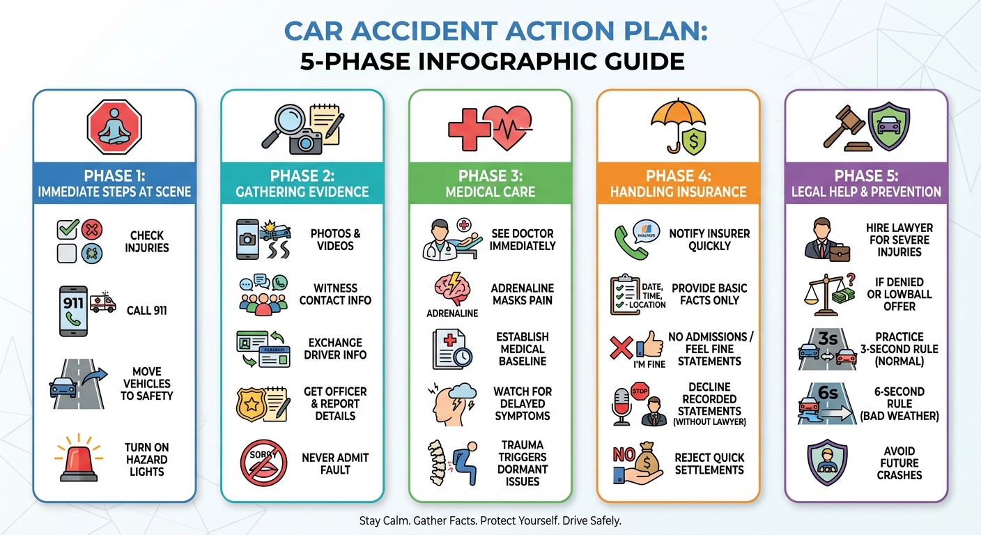 What to Do in a Car Accident: A Step by Step Guide