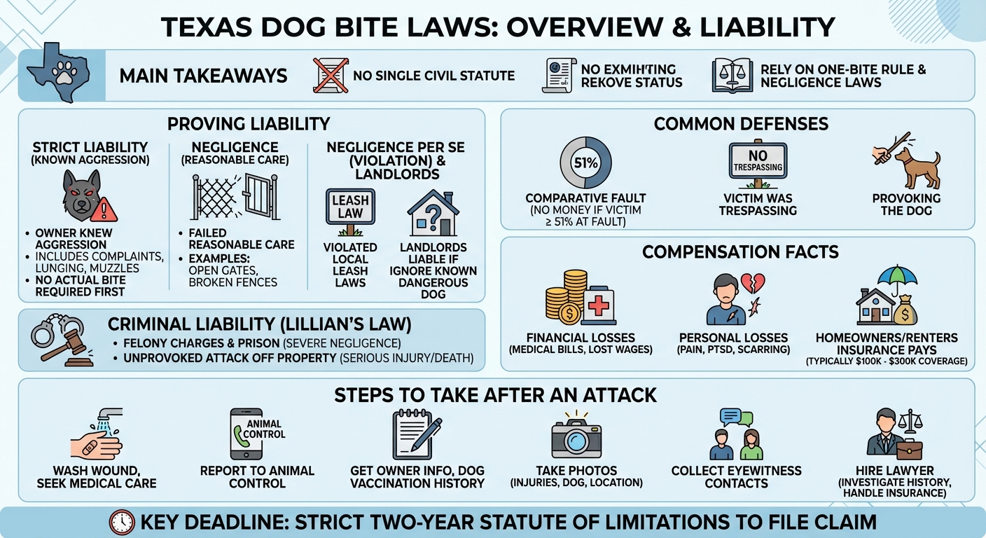 Texas Dog Bite Laws & Liability: The One Bite Rule Explained