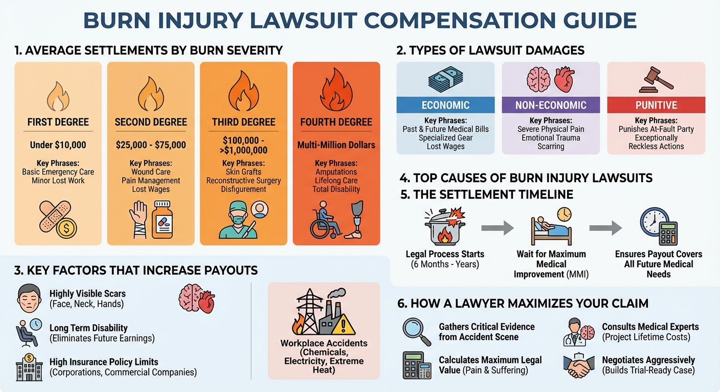 Burn Injury Lawsuit Compensation: Average Settlements & Payouts