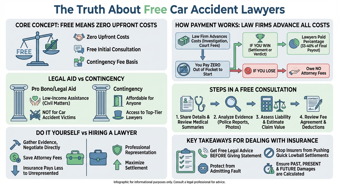 Free Car Accident Lawyer: No Upfront Fees & Free Consultations