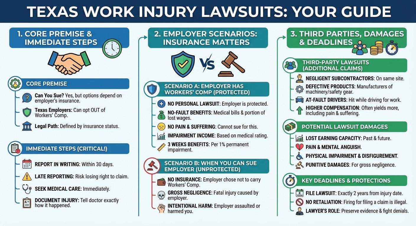 Can You Sue for a Work Injury in Texas? ( Guide)