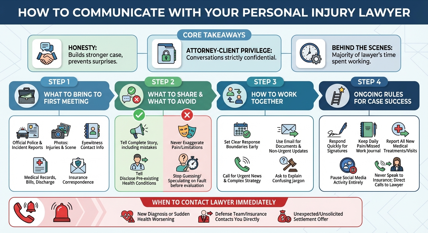 How to Communicate With Your Personal Injury Lawyer (Guide)