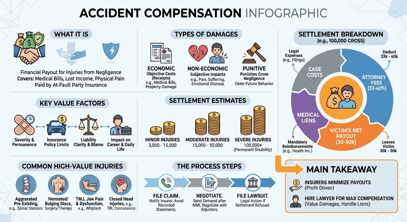 Accident Compensation Guide: Types, Payouts & Process