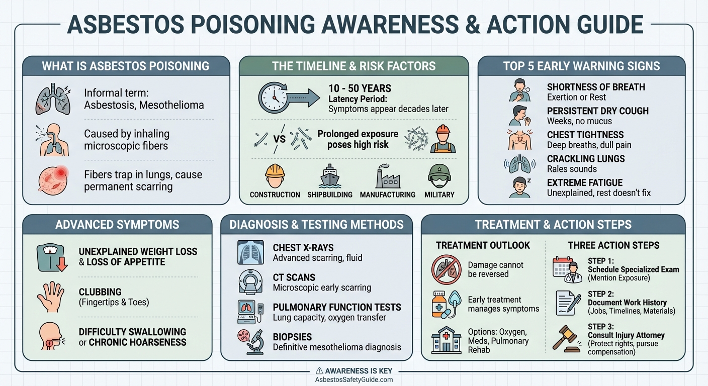 What Are the First Signs of Asbestos Poisoning? Early Symptoms