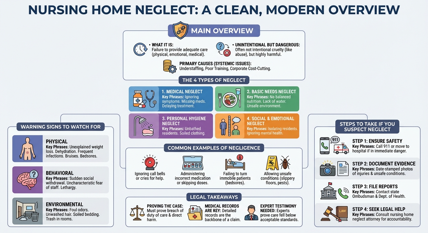 Nursing Home Neglect: Signs, Types & How to Report It