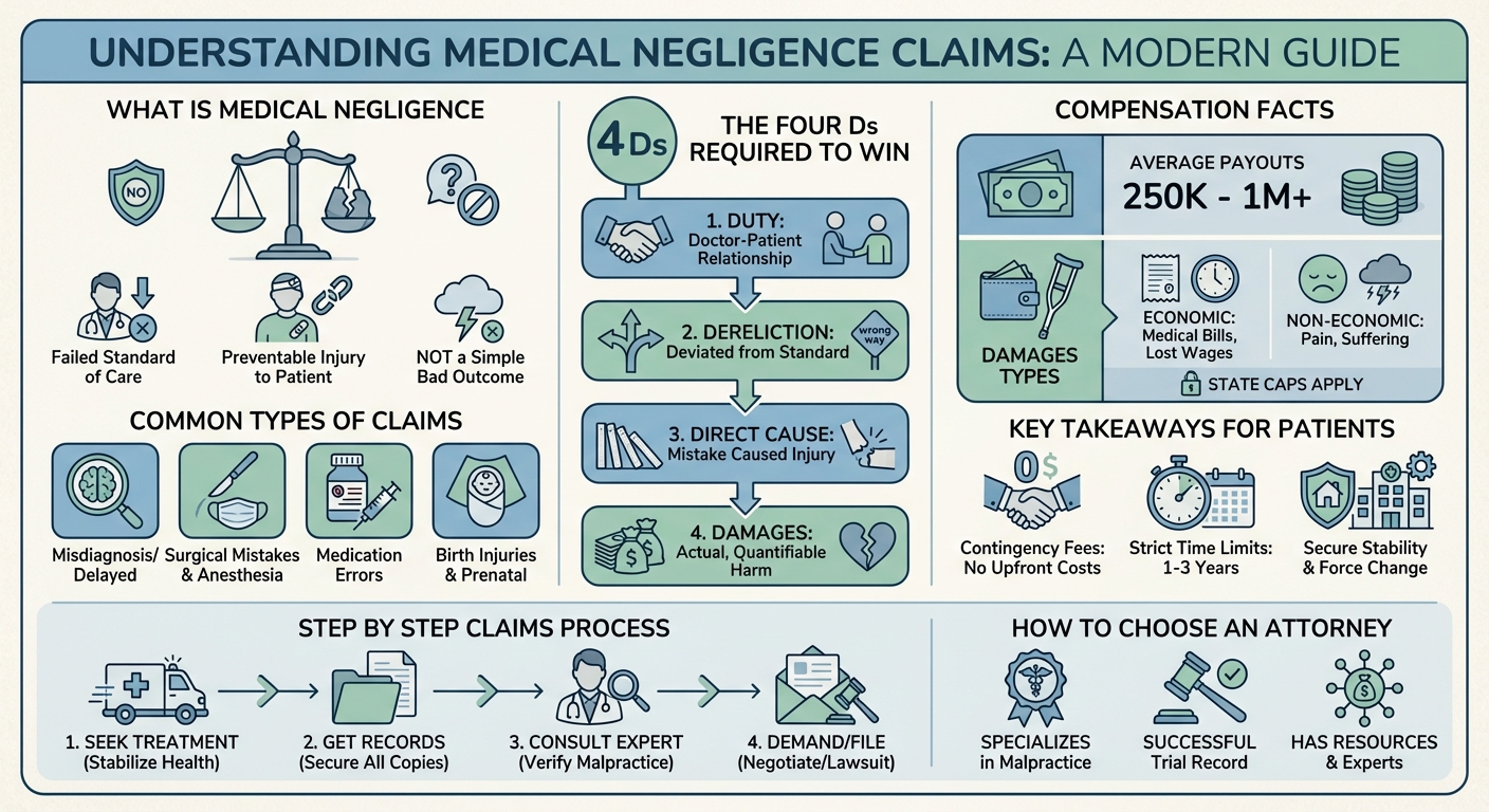 Medical Negligence Claims: How to Prove Malpractice & Win