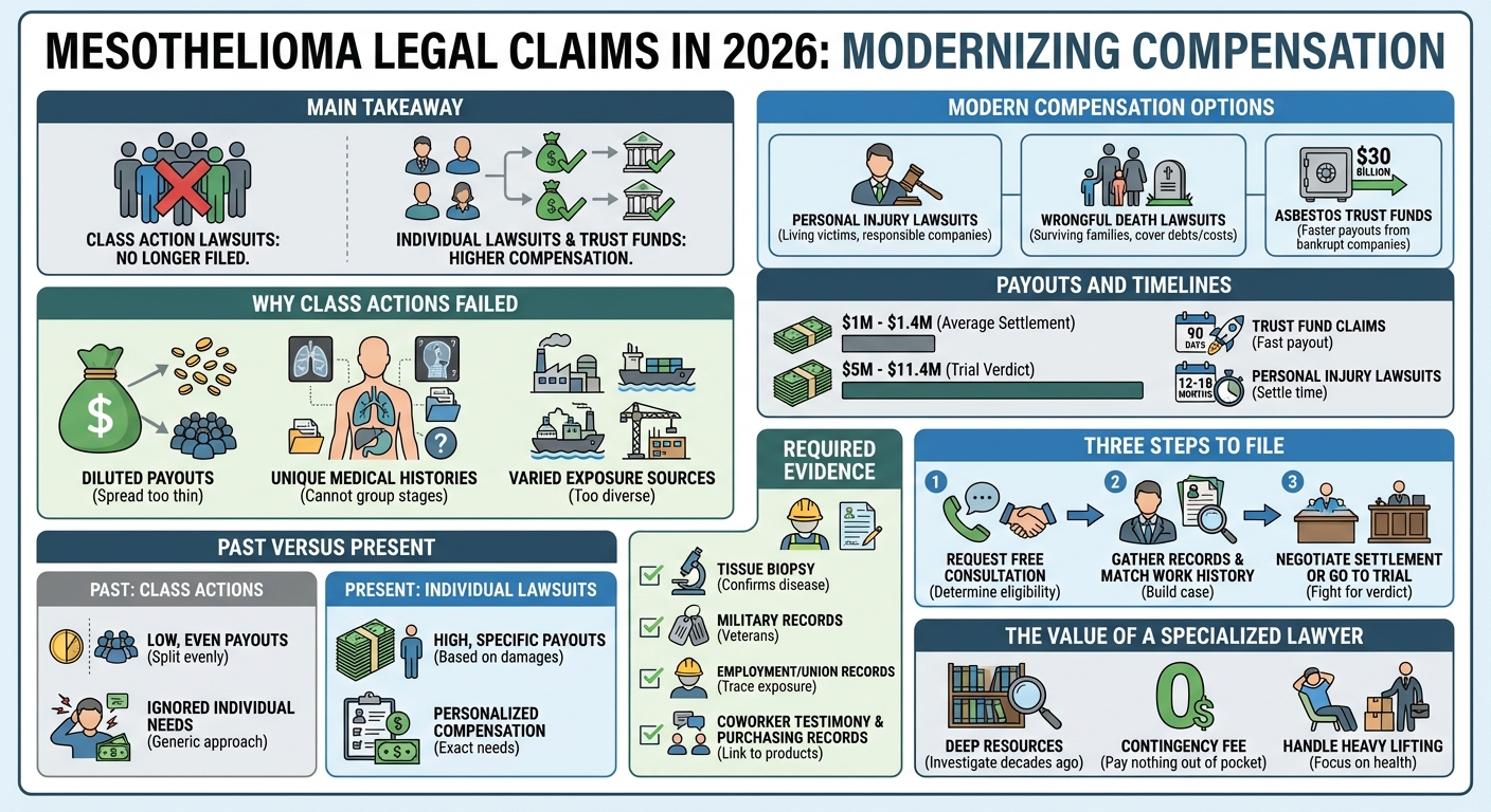 Mesothelioma Class Action Lawsuits: Legal Options