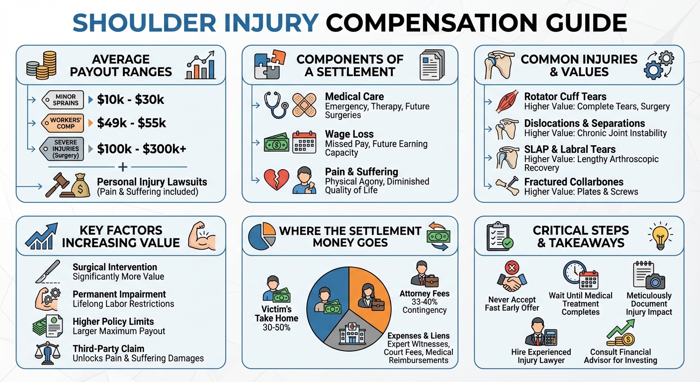 Shoulder Injury Compensation: Average Settlements & Payouts