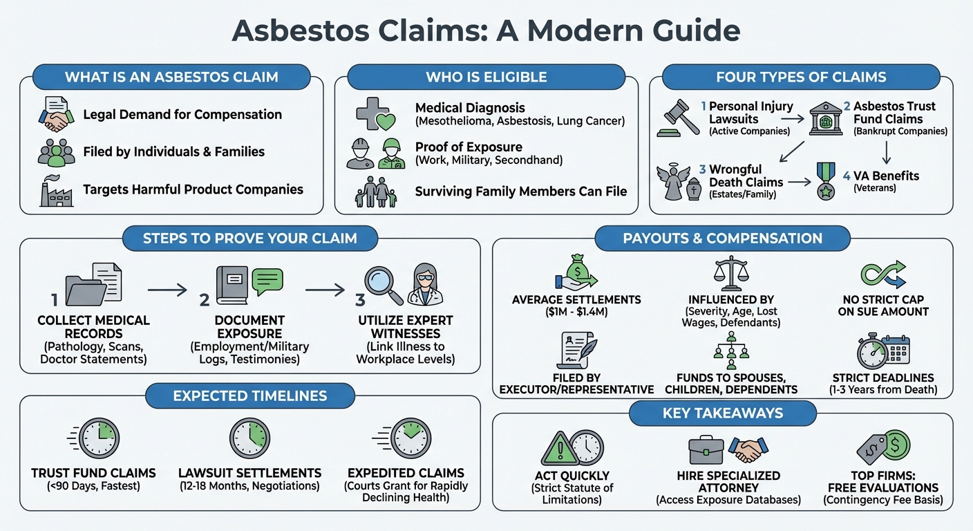 Asbestos Claims: Types, Payouts & How to File a Lawsuit