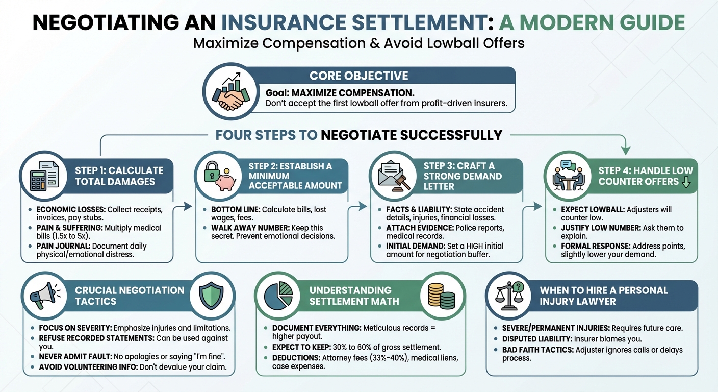 How to Negotiate an Insurance Settlement (Step by Step)