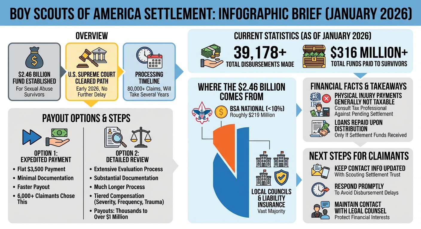 Boy Scout Settlement : Payouts, Updates & Claim Guide